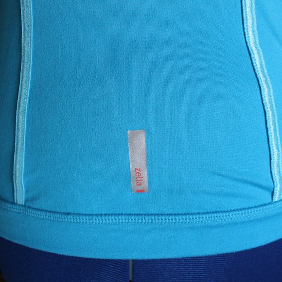 Blue Racerback With Shelf Bra Running Tank Top S - Picture 6 of 8